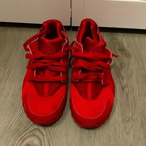 All Red Nike Huarache
